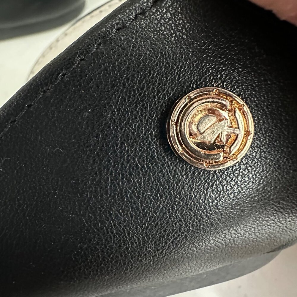 Shoelander Black Pointed-Toe DOrsay Flats Womens Shoes Size 8.5 - Picture 7 of 7